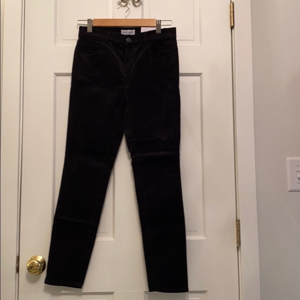 Black Velvet Pants